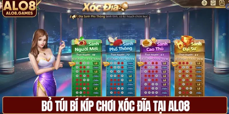 Bỏ túi bí kíp chơi xóc đĩa tại ALO8