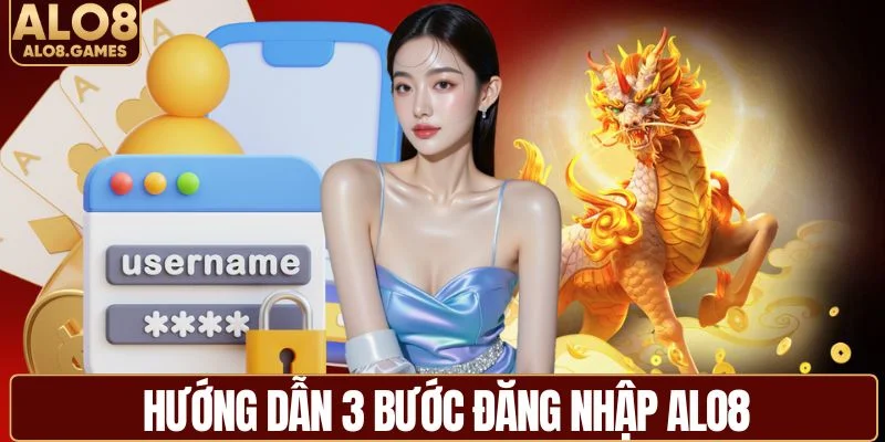 Hướng dẫn 3 bước đăng nhập ALO8