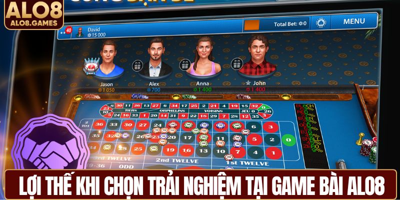 Lợi thế khi chọn trải nghiệm tại game bài ALO8