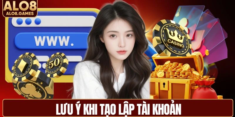Một số lỗi hay gặp trong khi tạo lập account