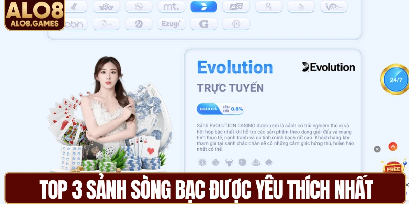 Top 3 sảnh sòng bạc được yêu thích nhất